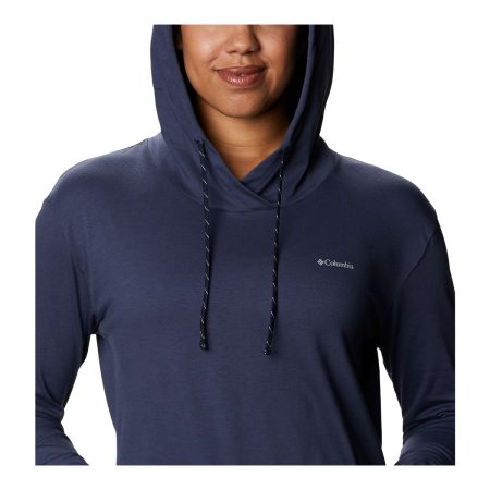 Columbia Women's Sun Trek Pullover Hoodie, Moisture-Wicking