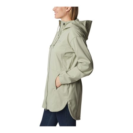 Columbia Women's Flora Park Long Adjustable Softshell Jacket