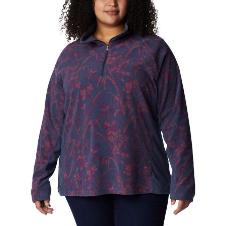 Columbia Women's Glacial™ IV Print Half Zip Fleece Sweatshirt, Plus Size