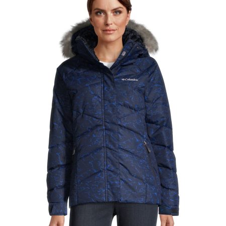 Columbia Women's Lay'D'Down Winter Ski Jacket, Down Insulated, Hooded, Waterproof