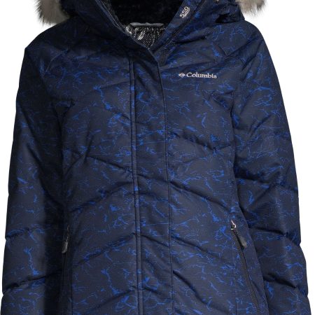 Columbia Women's Lay'D'Down Winter Ski Jacket, Down Insulated, Hooded, Waterproof