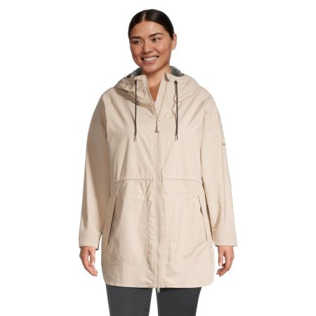 Columbia Women's Plus Size Sage Lake Lightweight Anorak Lined Long Jacket