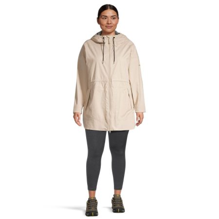 Columbia Women's Plus Size Sage Lake Lightweight Anorak Lined Long Jacket