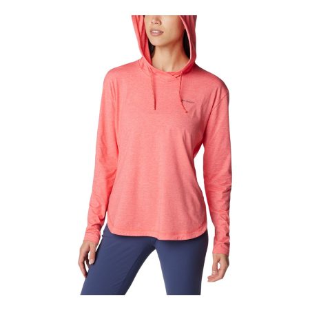 Columbia Women's Sun Trek Long Sleeve Hooded Pullover