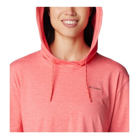 Columbia Women's Sun Trek Long Sleeve Hooded Pullover