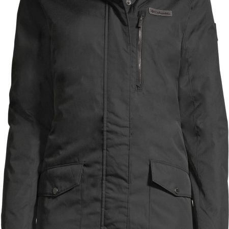 Columbia Women's Suttle Mountain Long Winter Jacket, Long, Insulated Synthetic, Hooded