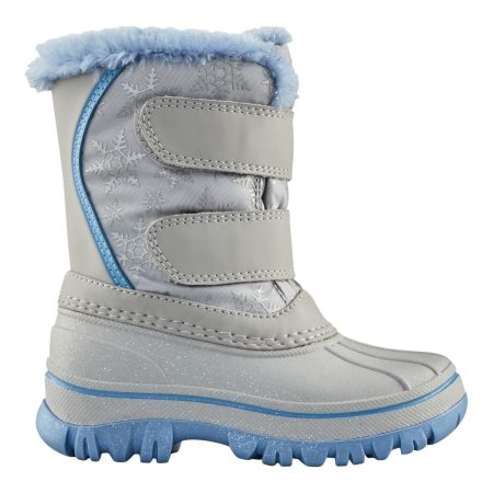 Cougar Kids' Toddler/Youth Boost Nylon Waterproof Faux Fur Non-Slip Winter Boots