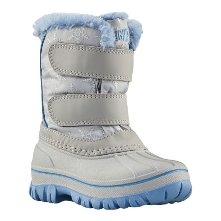 Cougar Kids' Toddler/Youth Boost Nylon Waterproof Faux Fur Non-Slip Winter Boots