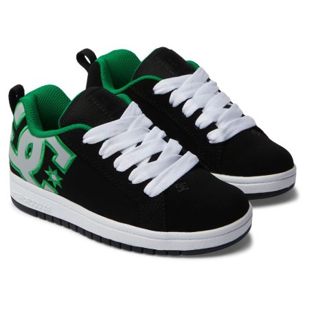 DC Kids' Pre-School/Grade School Court Graffix Comfortable Leather Skate Sneaker Shoes