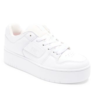 DC Women's Manteca 4 Platform Leather Skate Sneaker Shoes