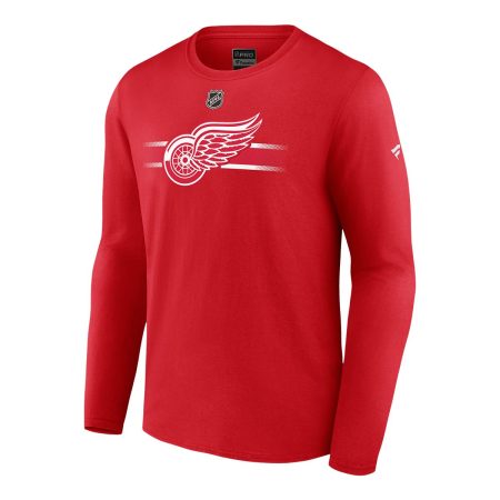 Detroit Red Wings Fanatics Authentic Pro Long Sleeve Cotton T Shirt