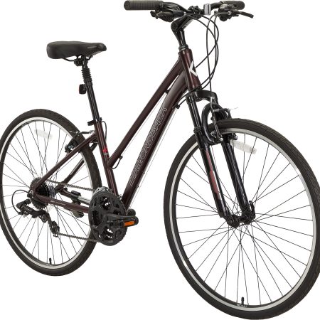 Diamondback Hawrelak 700C Bike, 24 Speed Hybrid Bike, Aluminum Frame, V-Brakes