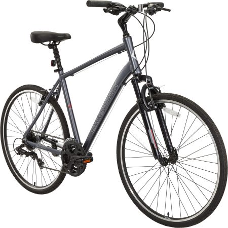 Diamondback Hawrelak 700C Bike, 24 Speed Hybrid Bike, Aluminum Frame, V-Brakes