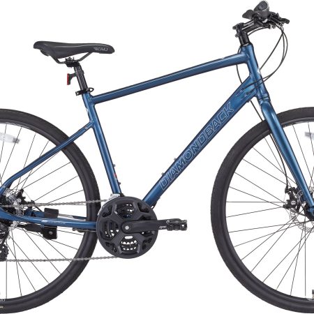 Diamondback Lachine 2 700c Hybrid Bike, 24 Speed, Aluminum, Mechanical Disc Brakes, Hardtail