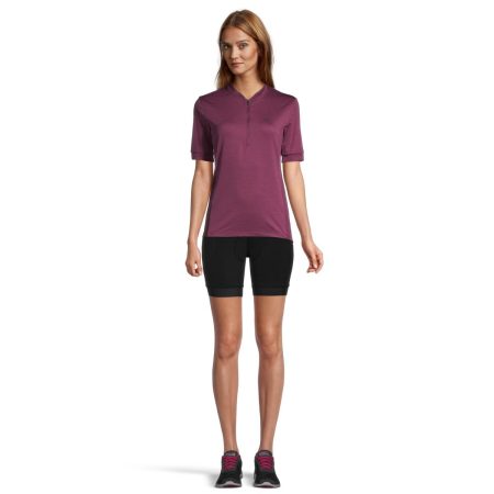 Diamondback Women's Half Zip Cycling Jersey, Relaxed Fit