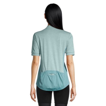 Diamondback Women's Half Zip Cycling Jersey, Relaxed Fit