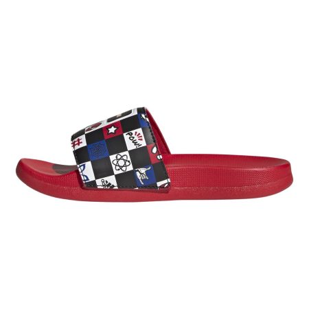 Adidas Kids' Adilette Comfort Spiderman Slides