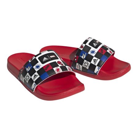 Adidas Kids' Adilette Comfort Spiderman Slides