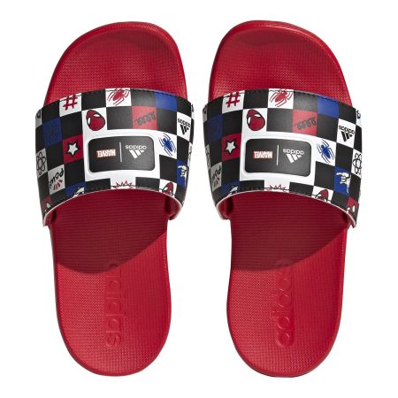 Adidas Kids' Adilette Comfort Spiderman Slides