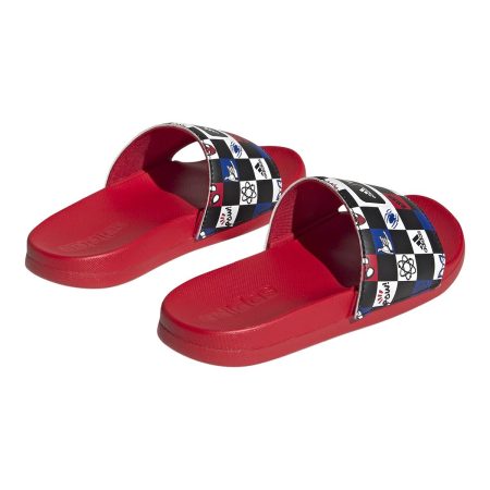 Adidas Kids' Adilette Comfort Spiderman Slides