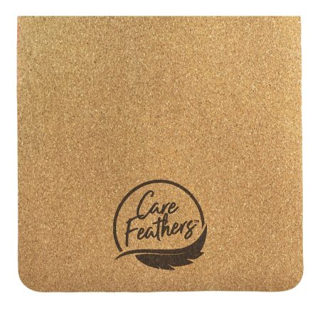 Care Feathers™ Cork and Rubber 72" 5mm Yoga Mat