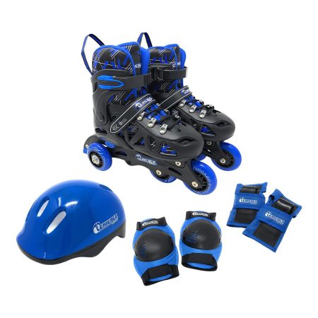 Chicago Skates Junior Adjustable Inline Skates Combo Set