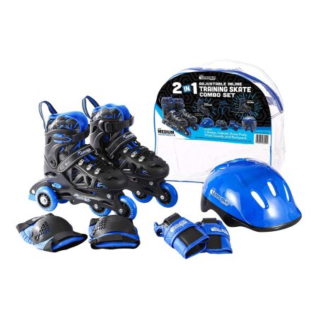 Chicago Skates Junior Adjustable Inline Skates Combo Set