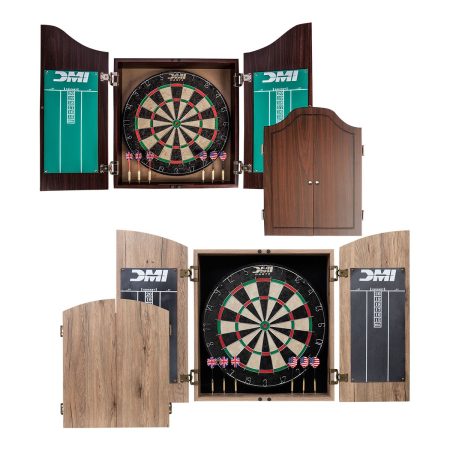 Escalade Rustic Bristle Dartboard Cabinet Set