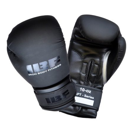 Iron Body Fitness Blackout 10 oz Boxing Gloves