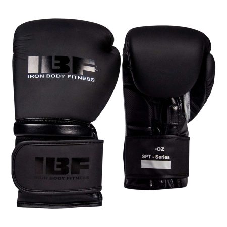 Iron Body Fitness Blackout 10 oz Boxing Gloves