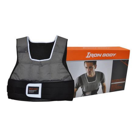 Iron Body Fitness Adjustable Weighted 20 lbs Vest Flex-Fit