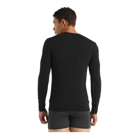 Icebreaker Men's Anatomica Long Sleeve Crewneck Slim Fit Base Layer Top