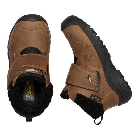 Keen Kids' Kootenay IV Mid Waterproof Insulated Shearling Winter Boots