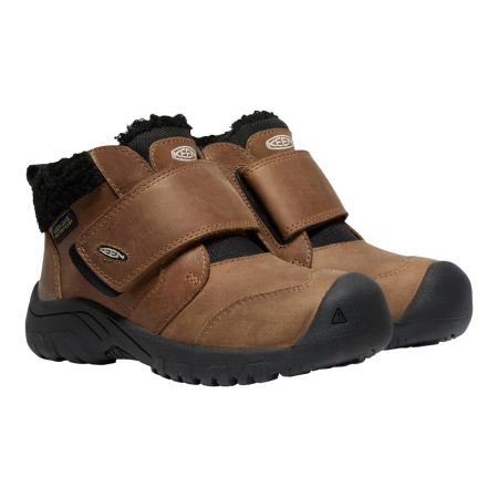 Keen Kids' Kootenay IV Mid Waterproof Insulated Shearling Winter Boots