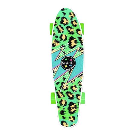 Maui and Sons 22 Inch PU Kicktail Skateboard