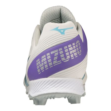 Mizuno Girls' Wave Finch LightRevo Rubber Molded Baseball/Softball Cleats