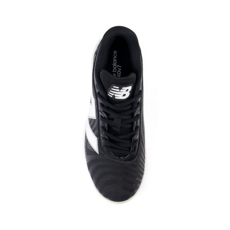 New Balance Kids' 4040v7 Low Rubber-Molded Wide Baseball Cleats