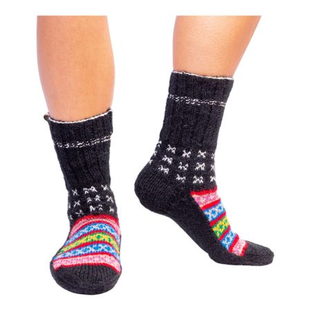 FAZL Women's Handmade Cozy Himalayan Socks