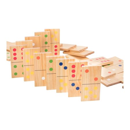 Escalade Wood Lawn 28 Piece Pine Wood Domino Set