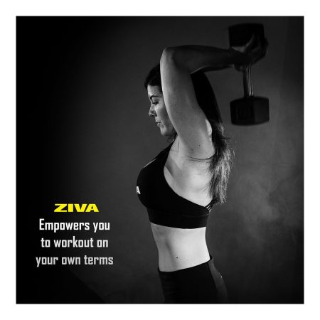 Ziva RPU 15 lb Hexagon Dumbbell Set