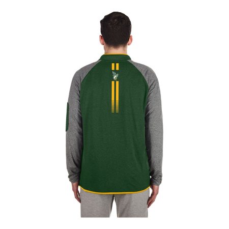 Edmonton Elks New Era Quarter Zip Long Sleeve Top