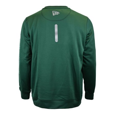 Edmonton Elks New Era Spirit Crewneck Fleece Top