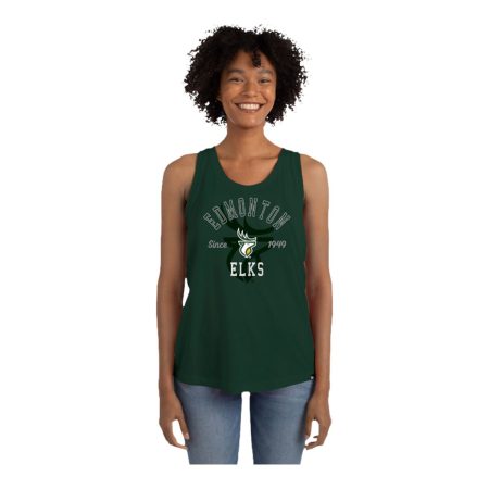 Edmonton Elks New Era Women's Glitter Print Tank Top