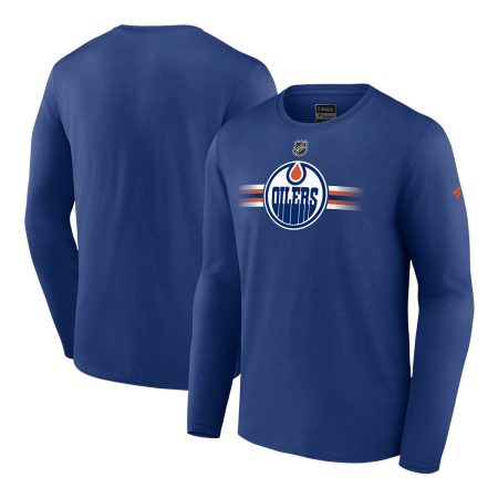 Edmonton Oilers Fanatics Authentic Pro Long Sleeve Cotton T Shirt