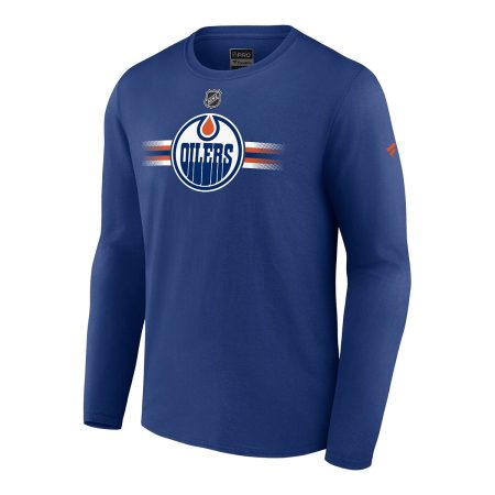 Edmonton Oilers Fanatics Authentic Pro Long Sleeve Cotton T Shirt