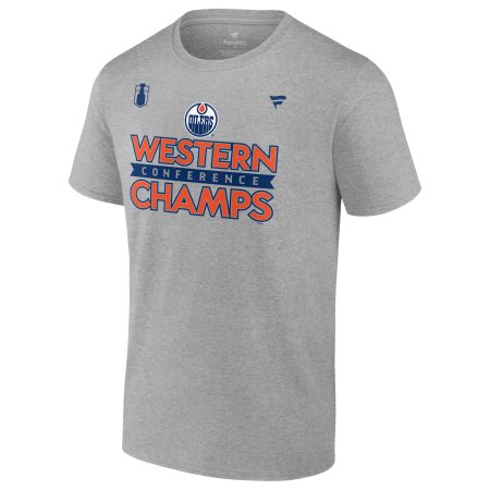 Edmonton Oilers Fanatics Western Conference Champions Locker Room T Shirt