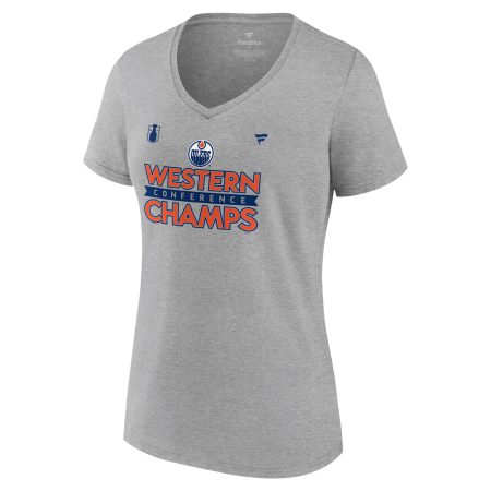 Edmonton Oilers Fanatics Women's Conference Champions Locker Room T Shirt