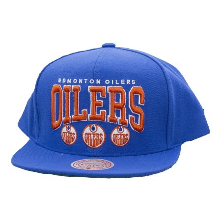 Edmonton Oilers Mitchell & Ness Team Ground 2.0 Dad Cap