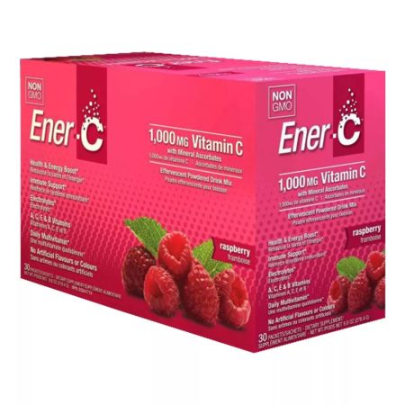 Ener-C Vitamin C Raspberry 30 Pack 1000 Mg