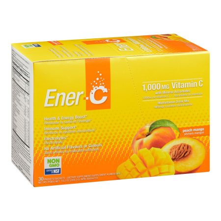 Ener-C Vitamin C Peach Mango 30 Pack 1000 Mg